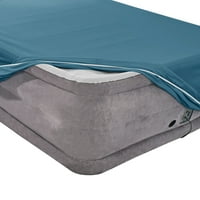 Nestl Extra Deep Pocket Fitted Sheet Poins to, Soft Double Freshed Microfiber Fitted Долен лист, Калифорнийски цар, Синьо небе