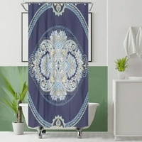 Флорална тъкан душ завеса за печат за баня, различни стилове