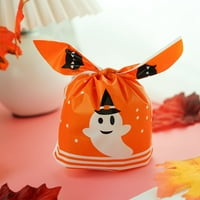 Чанта за бонбони за бонбони креативни хелоуин шаблон простот щастлива торба за Хелоуин за чилери