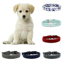 Frogued Dog Collar Flower Patterne Softness Dog Tool Безопасност отразяващи кучешки яка с катарама за куче