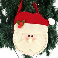 Чанта за бонбони, прекрасна Дядо Коледа Коледна бонбона чанта за деца за подарък за Коледа Коледа