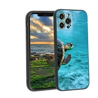 Съвместим с калъфа за телефона на iPhone Pro, мъже на Turtle-JPG-2-Case, гъвкав силиконов шоков калъф за iPhone Pro