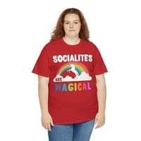Социалитите са вълшебни унизионни графични тениски