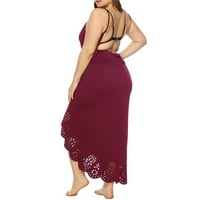 aiyuq.u Данчици с голям размер на дантела с голям цвят на плажната кърпа с голям размер на слънцезащитната рокля за слънцезащитна рокля