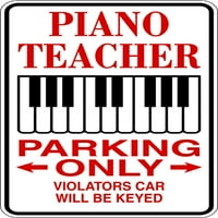Персонализирани дизайни на пиано учител -запалени знаци