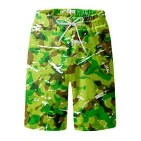 Cuoff Хавайски ваканционни дрехи Мъжки модни отпечатани натоварени хавайски плаж приспособяват спортни небрежни панталони панталони