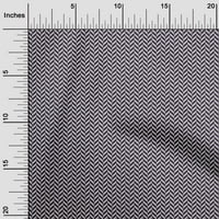 OneOone Cotton Cambric Black Fabric Chevron Quilting Supplies Print Sheing Fabric до двора