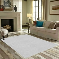 Ambiant Kids Molid Color Area Rugs Off White - 66 132 половин кръг