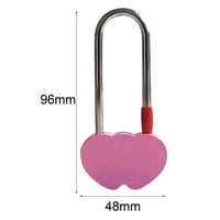 Love Lock Heart Padlock, Fashion Heart Lock Wishing Padlock за сватба, Валентин, годишнина