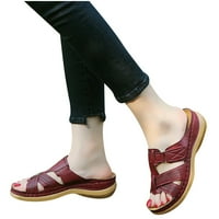 Сандални обувки, жени първокласни ортопедични отворени сандали сандали реколта анти-плъзгане дишане за лятото