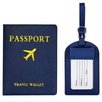Кожен PU мултицветна багажа на багажния паспорт