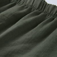 Мъжки и женски панталони от чатала ретро отпечатан йога панталони йога панталони Зелени xxxxxl