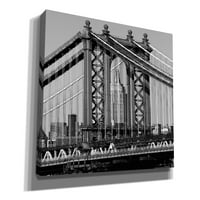 Epic Graffiti 'Мостове на NYC I' от Джеф Пика, Canvas Wall Art, 20 x24