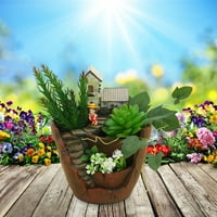 Kripyery House Design Flowerpot Multi-Grids смола Почвена дренажна завод за двор за двор