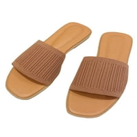 Tenmi Flide Slide Sandal Mesh Flat Sandals Summer Slides Плъзнете по краката дами ежедневни обувки без плъзгане розово 5.5