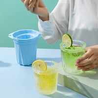 Рехейр за многократна употреба ледена чаша плесен - производител на кубчета лед - за напитки за летен сок - бар - кухненски консумативи