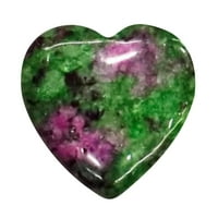 pxiakgy сърце форма естествен скъпоценен камък полиран любов Gemstone Rose Quartz Amethyst Flower Pot Fish Tank Decoration