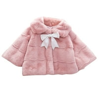 Якета за малки деца за деца дете бебе момичета дълъг ръкав пачуърк солиден боук зимни палта външни дрехи облекла дрехи дрехи