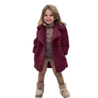 Детци за малко дете Дъфки Сот Зимно ветроустойчиво палто яке Топло руно връхни дрехи Околен вятърни камъни за момчета Момичета
