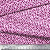 Soimoi Cotton Voile Fabric Stars Star Print Fabric край двора