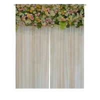 Сватбено цвете японски норен завеса за вратата на вратата на вратата на вратата на вратата памучно бельо с размер на завесата размер