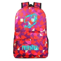 Bzdaisy Waterproof Fairy Tail Backpack с двойни странични мрежести джобове за 15 '' лаптоп унизис за деца тийнейджър