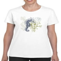 Крайбрежни ефемери IV тениска жени -виктория Barnes дизайни, женски 5x-големи