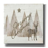 Epic Graffiti 'Merry Christmas Deer 2' от Синди Джейкъбс, Canvas Wall Art, 34 x26