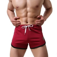 Luiyenes Men's Fit Sports ежедневни летни въздушни дишащи къси панталони тънки бързосъхнещи панталони Мъжки панталони