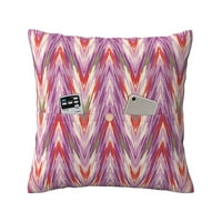 Розови лилави абстрактни капаци за възглавница за хвърляне на текстура, квадратни меки калъфи за декоративни възглавници, 20 x20