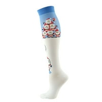 Коледни чорапи Разчистване Университет Възрастни жени Карикатури Коледни печат 3d чорапи Топли чорапи на натиск