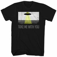Космическо общество НЛО ме вземе със себе си мъжки тениска