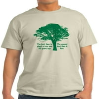 Cafepress - засадете дърво сега тениска - лека тениска - cp