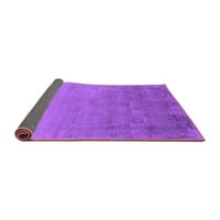 Ahgly Company вътрешен правоъгълник ориенталски лилави килими от индустриална зона, 7 '9'