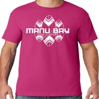Мъжки тениска за сърфиране на Menu Bay Bay White Surfboards, 2xl Cyber ​​Pink