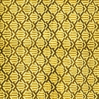 Ahgly Company Machine Pashable Indoor Rectangle Abstract Yellow Modern Area Cugs, 4 '6'