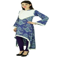 Phagun Kurta жени Етнически дизайнер Damask Rayon Casual Kurti Tunic рокля