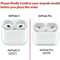 Case Apple Airpods, калъф с твърд силиконов силиконов калъф за цялото тяло Airpods Case Airpods Pro с розово злато от ключодържател