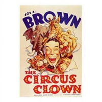 Postterazzi movcf Плакатът за филми на Circus Clown - в