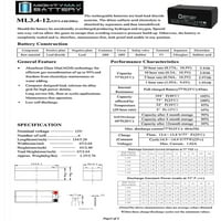 ML3- 12V 3AH SLA съвместима батерия за UPS APC RBC - пакет