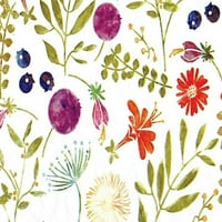 Пакет от 120, Alpine Meadow Recycled Floral Tissue Praints Paper 20 30 листове, направени в САЩ