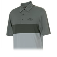 Monterey Club Men Gradient Zone Tech Contrast Golf Polo Rish 1524