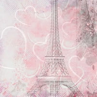 Розов ден в печат на плакати от Париж от Алън Кимбърли