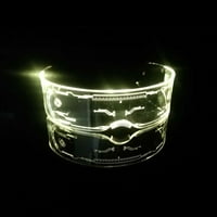 Tssuoun Luminous Eightlasses Безжична светодиодна батерия, работеща с ергономична светлина, регулируема повторна употреба на музикални фестивала за музикални очи фестивал Type1