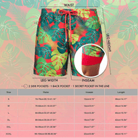 Rush Men's Swim Trunks Swimming Shorts Boards Shorts Бързи сухи плажни къси панталони-DK S066