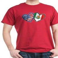 Cafepress - тениска от флаг на сърцето на САЩ - памучна тениска