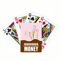 Windll Tulip House Greenery Flower Poker Poker Card Funny Hand Game