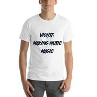 2xl виолист: Изработка на музика магически нарязващ стил с къс ръкав памучна тениска от неопределени подаръци