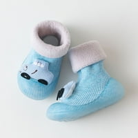 B91xz бебе момче обувки под обувки бебе бебе на закрито неплъзгащо меко дъно малко дете обувки топли обувки