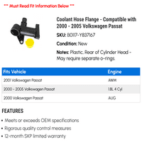 Flange Flange Flange - съвместим с - Volkswagen Passat 2004